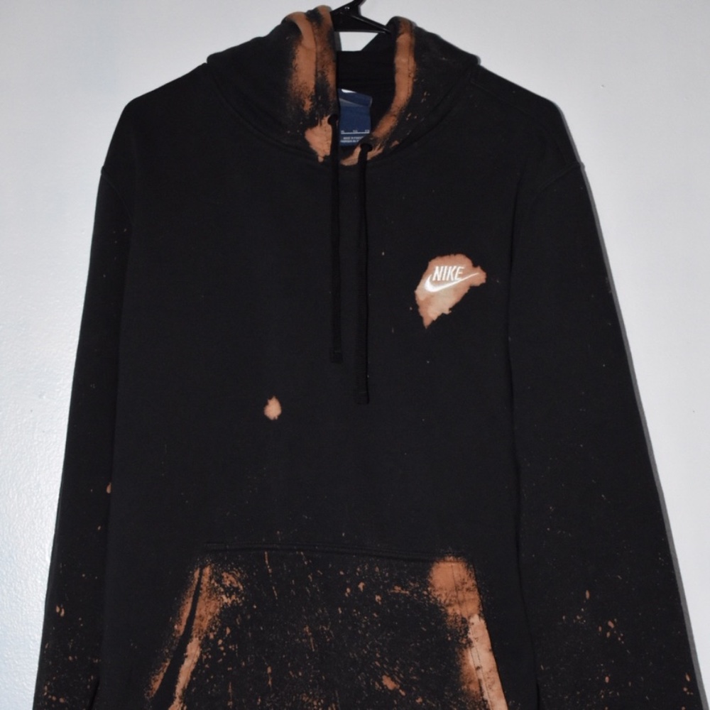 SOLD Nike custom bleached hoodie